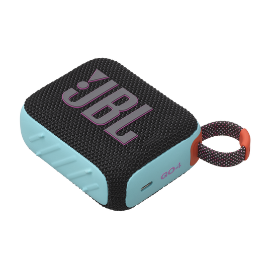JBL Go 4 - Black and Orange - Ultra-Portable Bluetooth Speaker - Detailshot 4